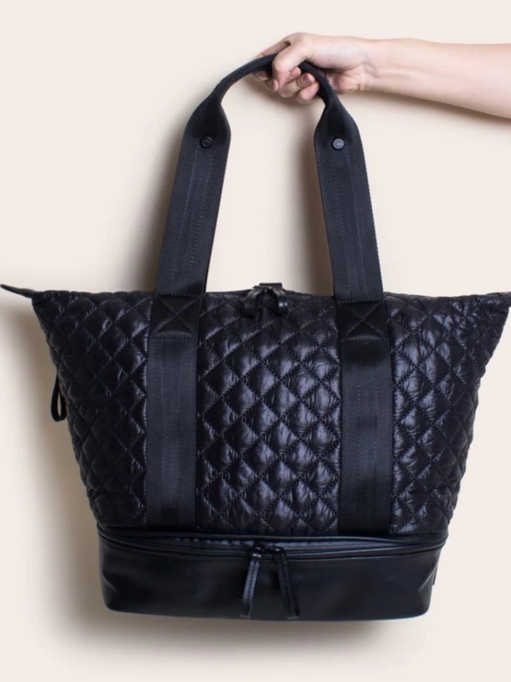Caraa Quilted Tote Bag/Backpack